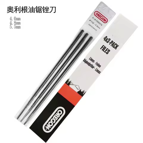 12PCS CHAIN SAW ROUND FILE 7/32" 5/32" 3/16" FOR OREGON FILES MADE IN JAPAN FOR SHARPENING CHAINSAW 
