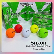 Srixon Soft Feel Golf Ball | Updated Version | High-Performance Design | Soft Feel Technology 12p