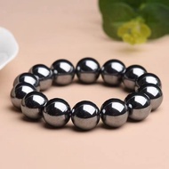 Natural terahertz 108 Buddha beads energy stone bracelet for men and women, terahertz 108 beads Power stone bracelet men women Style Taihe Magnetic Therapy bracelet Parents BB0328