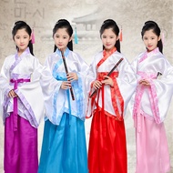 Children Ancient Costume Seven Fairy Princess Dress Guzheng Performance Costume Ancient Tang Costume