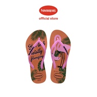 Havaianas Kids Slim Glitter Flip Flops - Pink