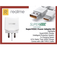 100% ORIGINAL REALME &amp;OPPO SUPER VOOC 65W CHARGER+SUPERVOOC USB CABLE TYPE-C