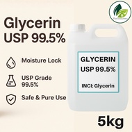 TheGreenAttic 5KG Glycerin USP 99.5% Glycerine Glycerin for Skin Cosmetic Grade 甘油