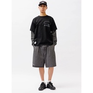 WTAPS 26SS Toru Nishiyama Japanese Style Street Wear Summer Men's Loose Cropped Pants Washed Distres