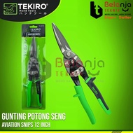 Tekiro Gunting Potong Seng 12" Inch Gunting Holo Baja Ringan Plat Seng