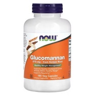 [09/2029],Now Foods, Glucomannan, 575 mg, 180 Veg Capsules [Made in USA]