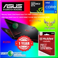 #1284 *Used ASUS TUF Gaming Laptop Intel Core i5-8300H, Nvdia GTX 1050 , 16GB DDR4, 512GB SSD, W11