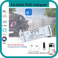 Ewelink WiFi RF433  Bluetooth Autogate 2 channel Smart Controller works with Google, Siri