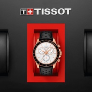 (CLEARANCE) TISSOT T106.417.36.031.00 T1064173603100 V8 QUARTZ CHRONOGRAPH Men's Watch 42.5mm Leathe