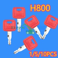 H800 with Logo  AT194969 AT147803 Ignition Starter Keys for Excavator Key