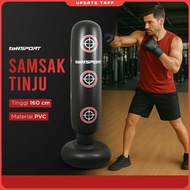 TaffSPORT Vertical Punching Bag Inflatable Punching Bag Pole 160cm - DS0097