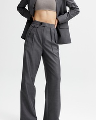 Genesis- City Pants (3color) กางเกงขายาวเอวสูงกระบอกตรง