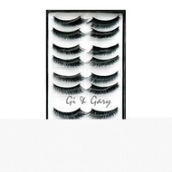 Gi &amp; Gary Professional Eyelashes(10 pairs) - Dark Angel- # J3 Black Fixed Size