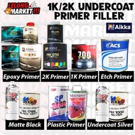 Undercoat Primer 1K &amp; 2K For Car &amp; Motor Aikka AUTOCHEMIE Spray 370ml / 1L 打底漆 Epoxy Primer Etch Primer Plastic Primer