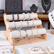 Jade Display Stand Bracelet Gold Display Stand Bracelet Bangle Display Jade Props Buddhist Beads Bra