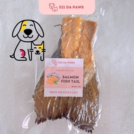 521 Da Paws Dog & Cat Treats 100% Real Salmon Fish Skin Jumbo Size Dental Sticks / Pet Training Snac