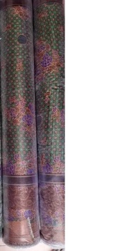 Kain Batik Halus Muslimat NU 1 Roll Bahan Semi Sutra Logo Printing