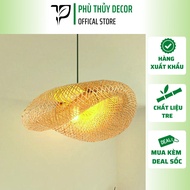 Cloud lamp - Cloud-shaped ceiling rattan lamp, Decorating homes, restaurants, cafes, resorts, ceilin