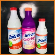 ◹ ☢ Zonrox Original Bleach 500ml & 250ml , Zonrox Color Safe 450ml