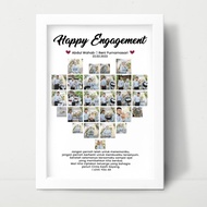 kado ulang tahun gift foto polaroid ukuran bingkai 10 r 20x25 cm hadiah anniversary wisuda pernikaha