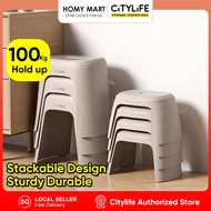 Citylife Plastic Stool Foot Stool Bathroom Anti Slip Short Stool Sitting Foot Stool Kids Shoe Bench
