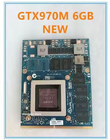 GTX 970M GTX970M 6GB DDR5 VGA Video Card For MSI GT60 GT70 GE72 GT780dx HP 8760W 8770w ClevoP150HM P