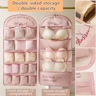 【HOT】[Socks And Underwear Hanging Storage Bag Underwear Organizer/Double Sided Socks Storage Hanging