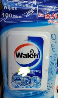 Walch disinfectant wipes 100 pieces 威露士消毒濕紙巾