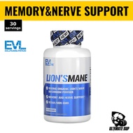 EVLution Nutrition, Lion's Mane, Memory and Nerve Support, Vegan and Non GMO, 60 Veggie Capsules