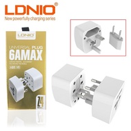 Ldnio Z4 Universal Plug Adapter Multi Plug with UK EU US AU Pin 2 Universal Socket 6A Travel Plug