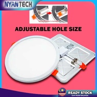 Nesux 18W 24W Led Downlight Slim Ceiling Light Adjustable Hole Size 2” to 6” LED Panel Lights Adjust