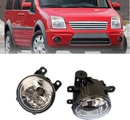 Pair of Front Fog Driving Lights with H11 Halogen Bulbs for 2010-2015 Ford Transit Connect | Fits OE
