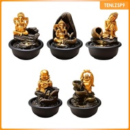 [tenlzsp9] Tabletop Statue Waterfall for Home Bedroom Decoration