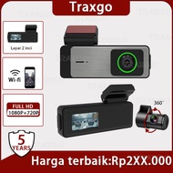 LAYAR Y8 Car Dash Cam 1080P Parking Camera Dual Lens Parking Aid Loop IPS Recording 3 Inch Car DVR 1
