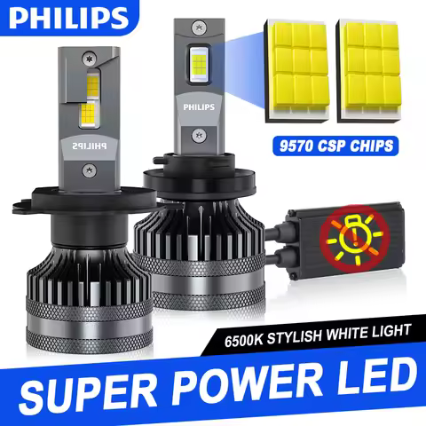 Philips Ultinon Rally 3590 Car Headlight Bulb H7 Led H1 H4 H11 9005 HB3 9006 HB4 9012 HIR2 180W Fog 