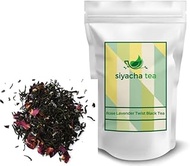 Siyacha Tea Rose Lavender Twist Black Tea| Loose Leaf Herbal Blend|100% Natural Ingredient Chai Patt