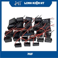 SENJU genuine wire 7UF 450V CBB61 fan capacitor, good quality - HT components