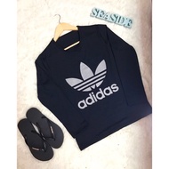 Adidas shirt lycra Fit to M~L (bahu38cm, dada 84cm, length 63cm)