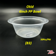 Benxon 4inch/5inch/6inch/7inch Medium Bowl [50/100pcs± ] Okid / TOLI Disposable PP Plastic Bowl - B3