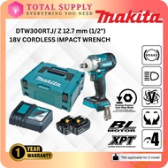 MAKITA DTW300RTJ | Z 12.7 mm (1/2") 18V CORDLESS IMPACT WRENCH | DTW300Z DTW300RTJ