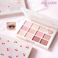 眼影盘哑光持久无瑕十二色盘 JILL LEEN Eyeshadow Palette Matte Long-Lasting And Unblemished Twelve Color Plates