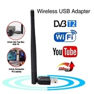 150Mbps DVB-T2 WiFi Adapter - Wireless Dongle Receiver for TV Box, PC, and Laptop/接收器