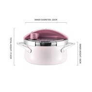 Upgrade 3L Pressure Cooker 304 Stainless Steel Thickened Pressure Cooker Kitchen Cookware