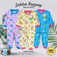 Moms Gift Baby Lolly Long Set ( 0-4 years) Children's Pajama Set - BWR
