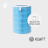 Mijia Air Purifier Filter From Kuaft Monstera [ 99.99% Antibacterial Activated Carbon HEPA Filter Absorb PM2.5 Dust Pollen Hair Allergens Small Particles Strong Absorption Formaldehyde Removal Easy Install Replacement Parts Accessory Tools ]