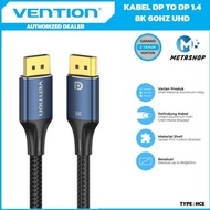 NEWEST - VENTION HCE Display Port Cable DP 1.4 Male to Male 8K 60Hz Ultra HD High Refresh Rate Cable