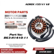 【On Stock】 STATOR ASSY GENUINE ( LONG CABLE ) B63-H1410-11 FOR AEROX 155 V1 V2 YAMAHA