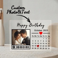 1pc Custom Music Plaque, Personalized Acrylic Plaque, Custom Couple Song Gift, Custom Special Date P