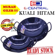 E-Central Ridged Iron Wok /Enamel Wok/ Kuali Hitam Masak