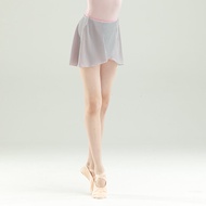 Sansha Ballet กระโปรง สําหรับวัยรุ่น ตาข่าย ครึ่ง กระโปรง Double Layer Two Wear Dual Color Dance กระ